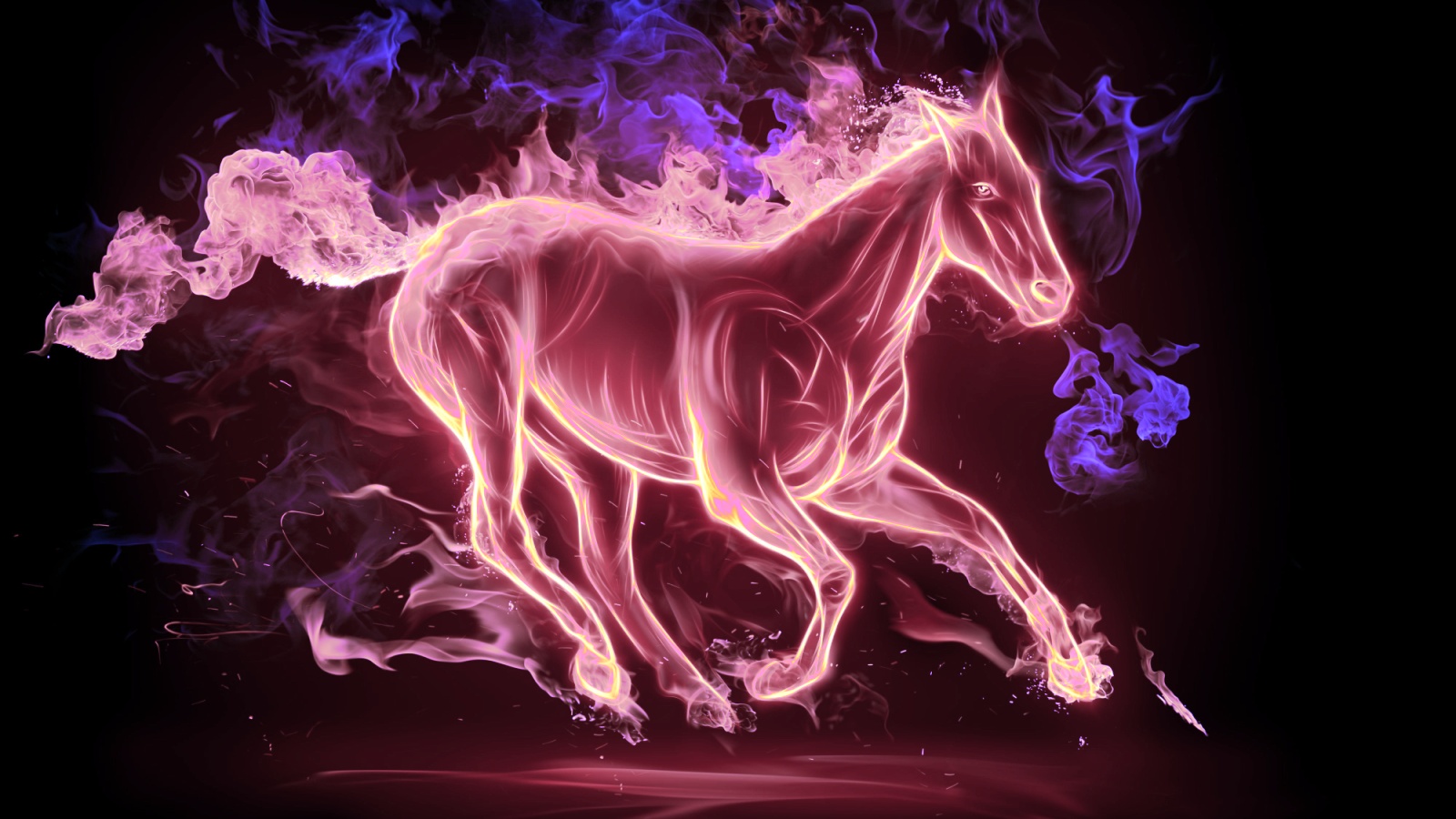 Галоп Красной Огненной Лошади