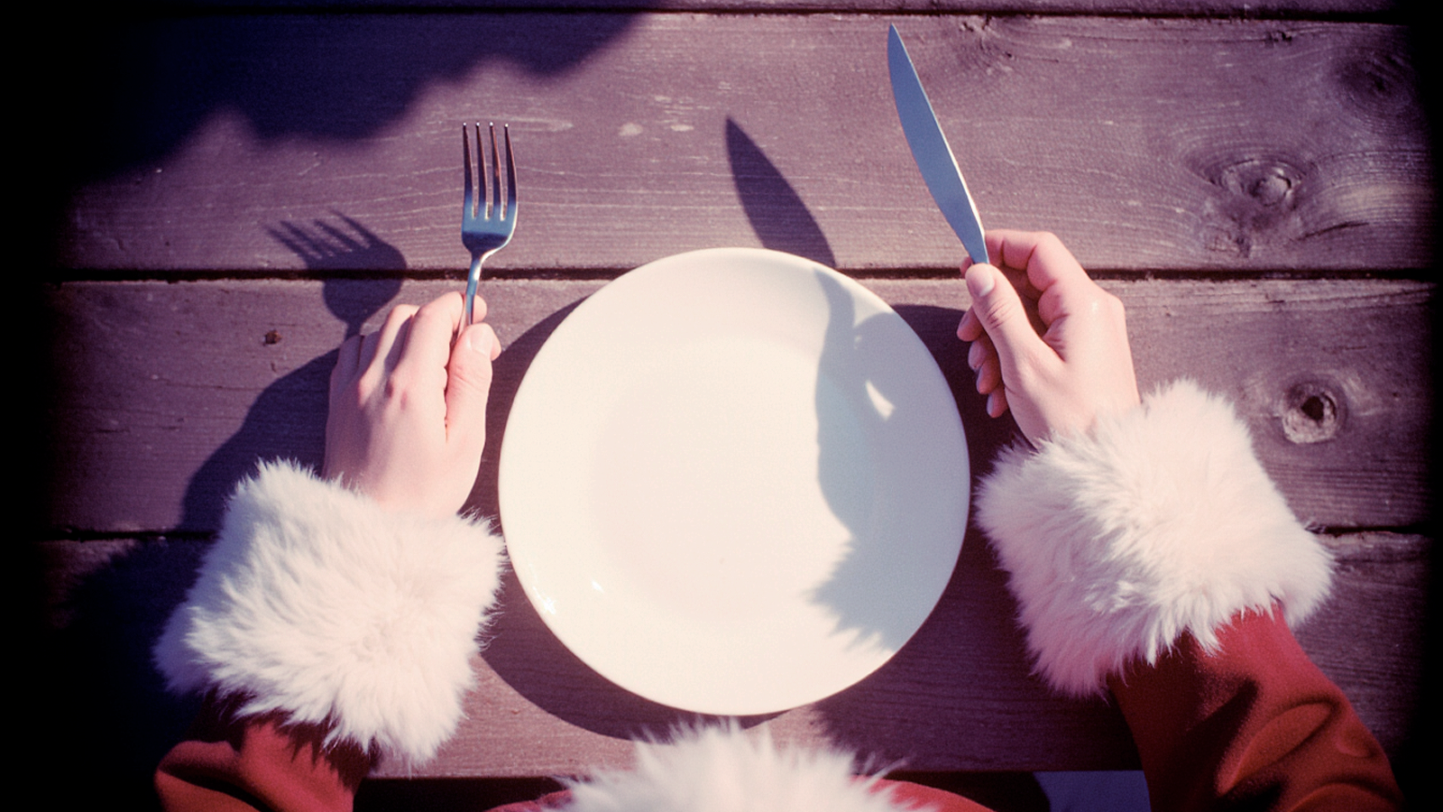 новогодний стол