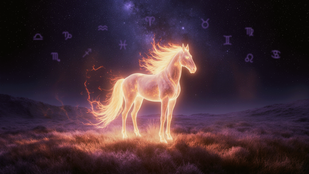 Иллюстрация к статье: Любимчики Красной Лошади: помесячный прогноз для всех знаков от Виктории Райдос на 2026&nbsp;год