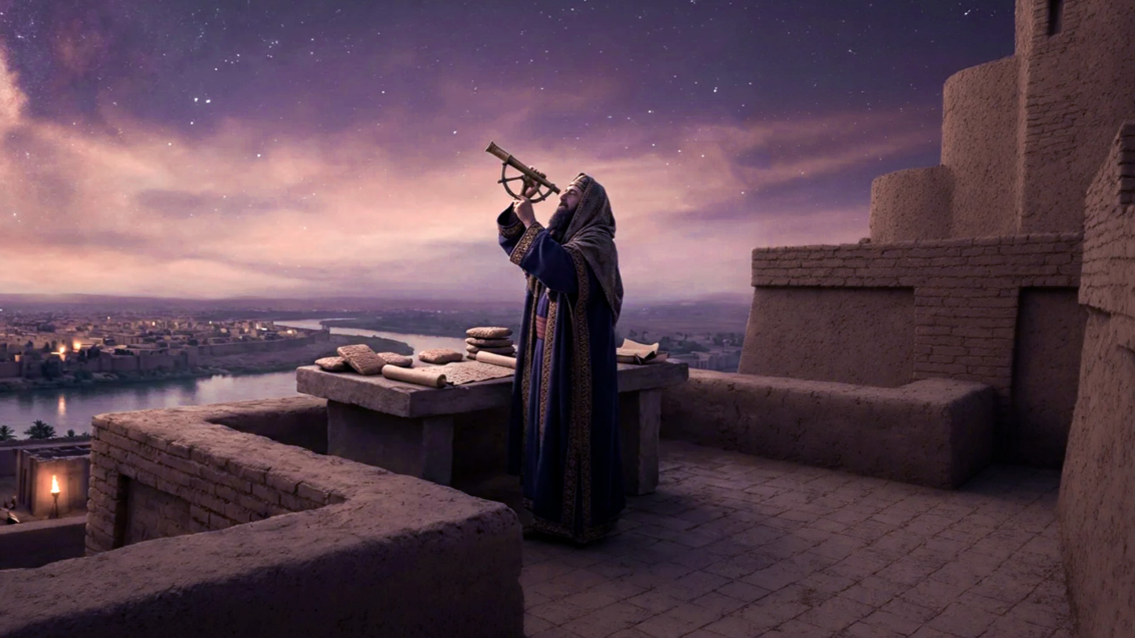 Иллюстрация к статье: Звёздная мудрость Вавилона: как жрецы Месопотамии создали астрологию