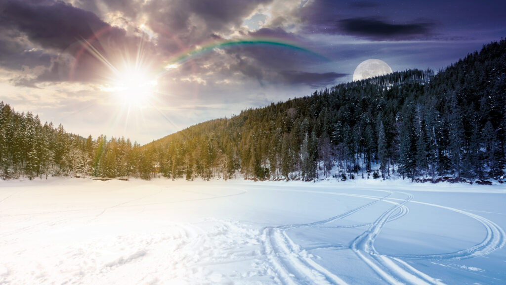 Иллюстрация к статье: Зимнее солнцестояние: как славяне, скандинавы и&nbsp;римляне встречали самую длинную ночь