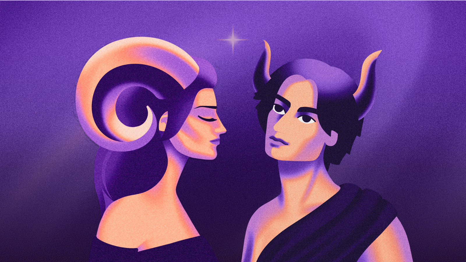 Иллюстрация к статье: Готовность к компромиссу: совместимость Тельца и Овна