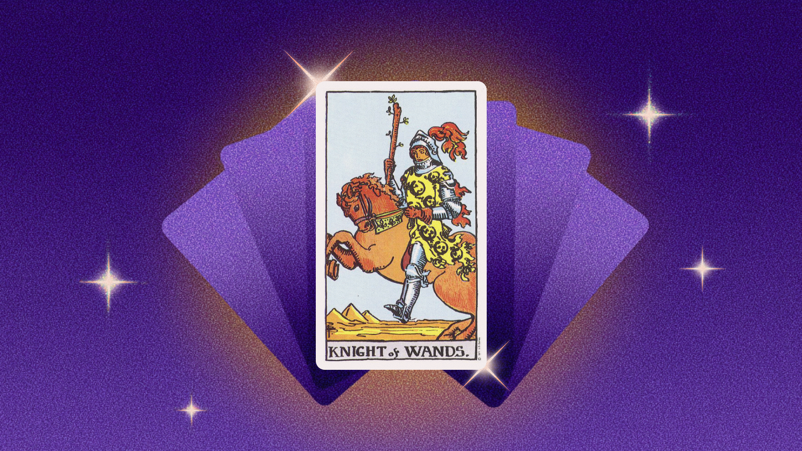 Иллюстрация к статье: Рыцарь Жезлов в прямом положении